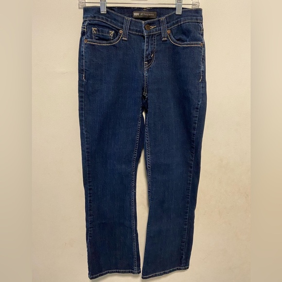 Levi's Women's 529 Curvy Boot Cut Jeans - Dark Blue - Picture 1 of 10